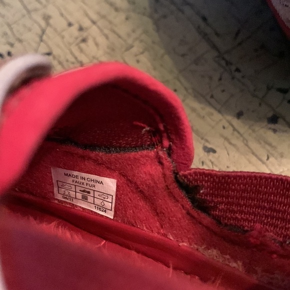 crocs Dawson Slip On Infant Sneaker - Red/Espresso/Khaki - Picture 11 of 11